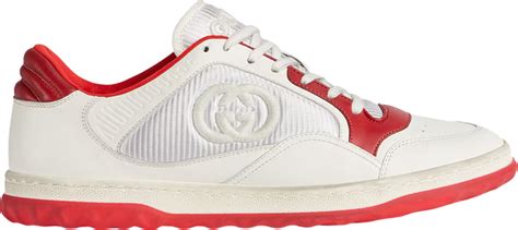 gucci shoes white and red|gucci sneakers for less.